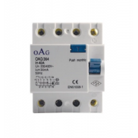 Oag 4x25 30ma Trifaze Kaçak Akım Sigorta Rölesi Oag 4x25 30ma Trifaze Kaçak Akım Sigorta Rölesi